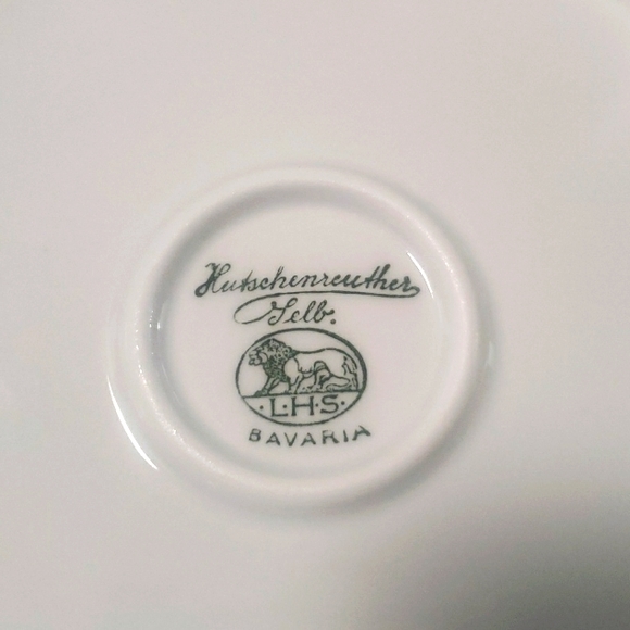 Vintage unique classic Hutschenreuther "Bavarian" soup/fruit bowl, handpainted, - Picture 4 of 12